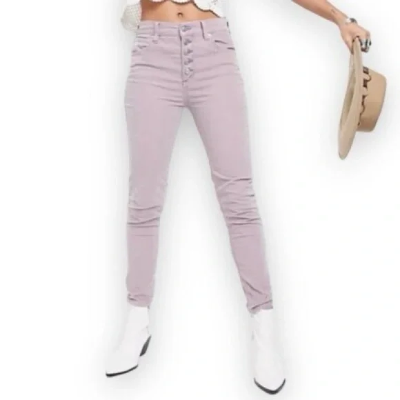 Free People We The Free Sun Chaser Cord Skinny Pants 28 - Picture 6 of 10